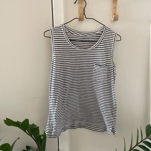 Madewell striped tank